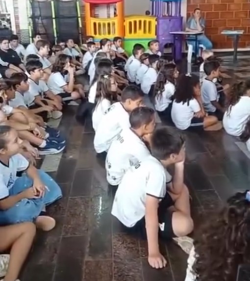 Alunos em atividade